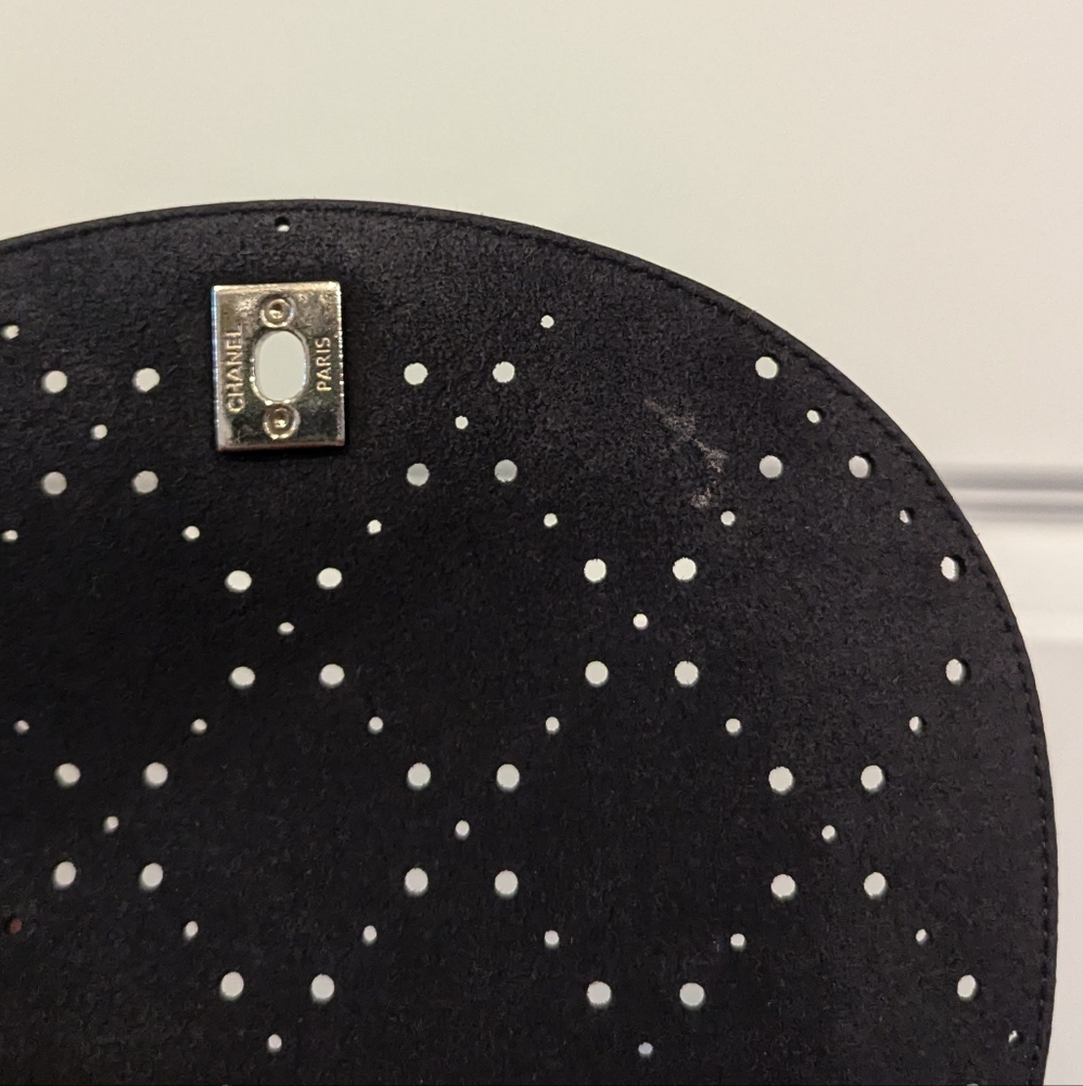 Chanel Perforated Calfskin Medium Flap Messenger - Picture 8 of 13